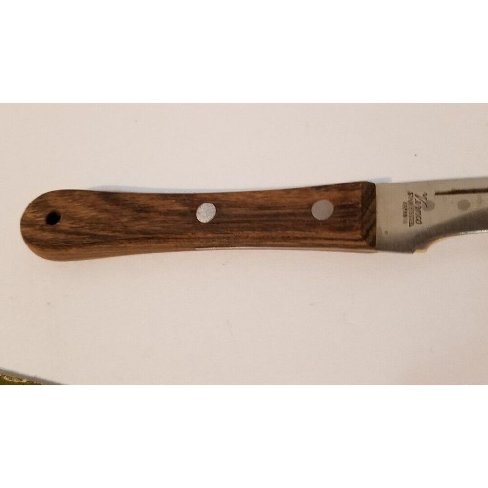 Vernco Stainless Fillet Boning Knife Rosewood Wood Handle 10" Long - Picture 5 of 6